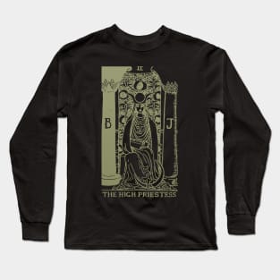 Golden Tarot - The High Priestess Long Sleeve T-Shirt